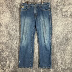 Ariat Heritage Jeans Mens 32/30 Relaxed Fit Medium Wash Blue Denim